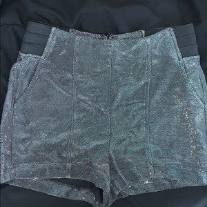 high waisted disco shorts